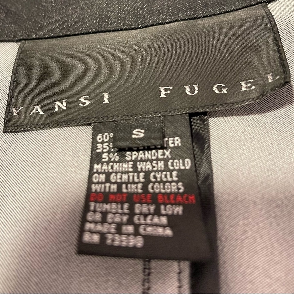 Anthropologie Yansi Fugel Black Denim Blazer - Picture 5 of 7